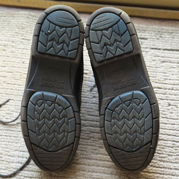 Wolverine Boots Men's Size 11 Black DuraShocks SR Direct-Attach Lined 6" Work - Picture 3 of 12